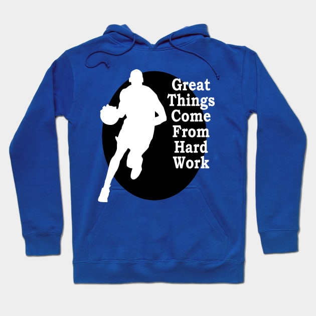 Basketball Player Hoodie by ShopBuzz